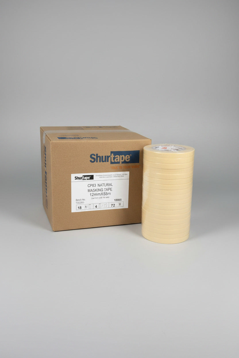Shurtape CP 83 Utility Grade High-Adhesion Masking Tape (24mm)
