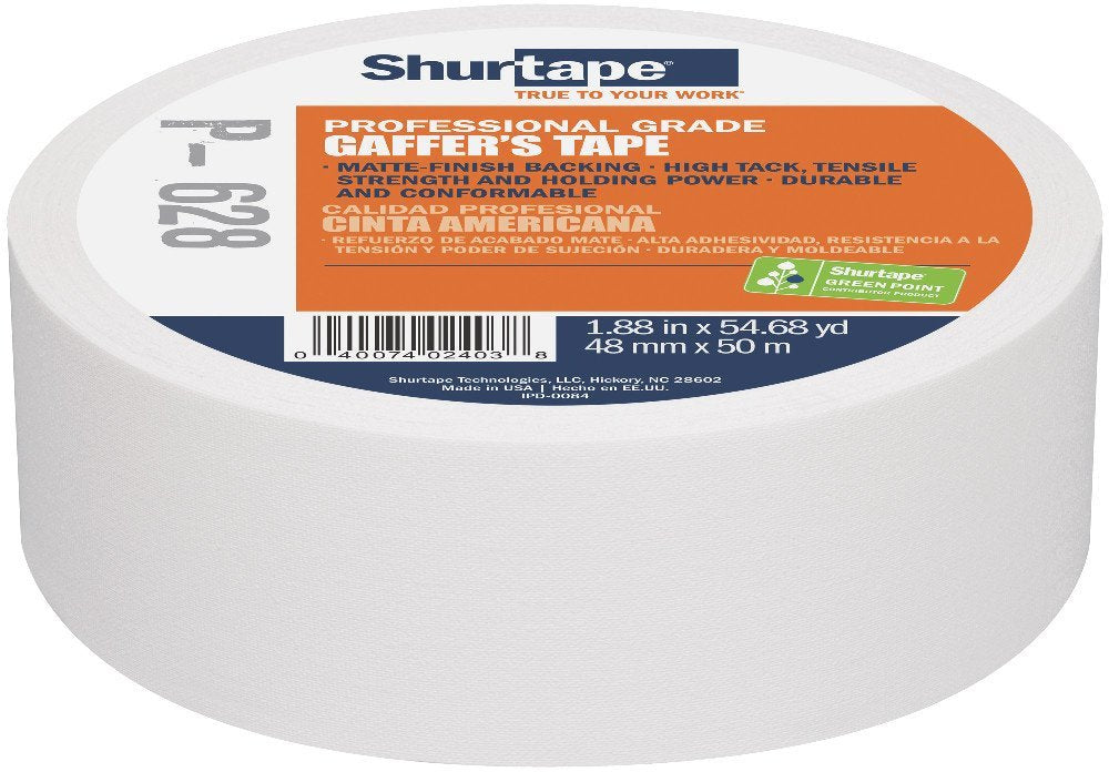 Shurtape gaffer tape White p628