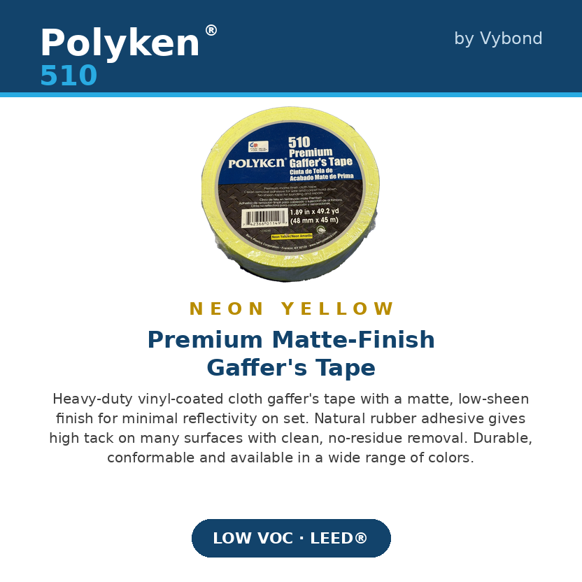 Polyken-510-Neon-yelow-Premium-Fluorescent-Gaffers