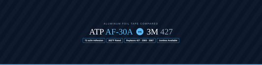 3M 427 vs AF-30A: Foil Tape Compared