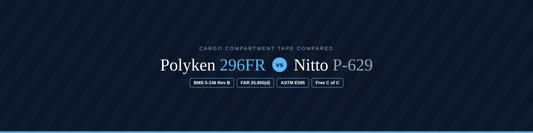 Nitto P-629 vs Polyken 296FR: 7 Differences That Matter
