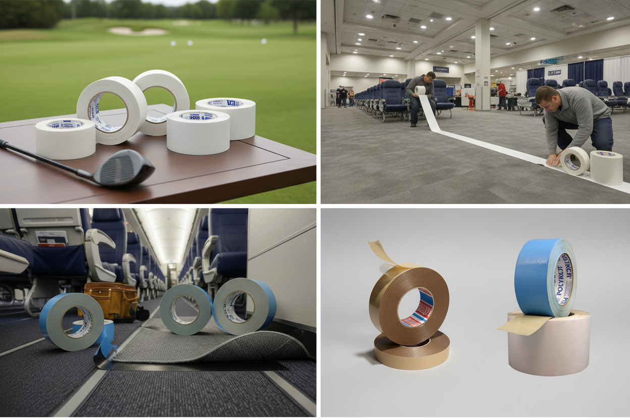 Carpet & Double-Sided Tapes | Aircraft & Trade Show | SkyTapes