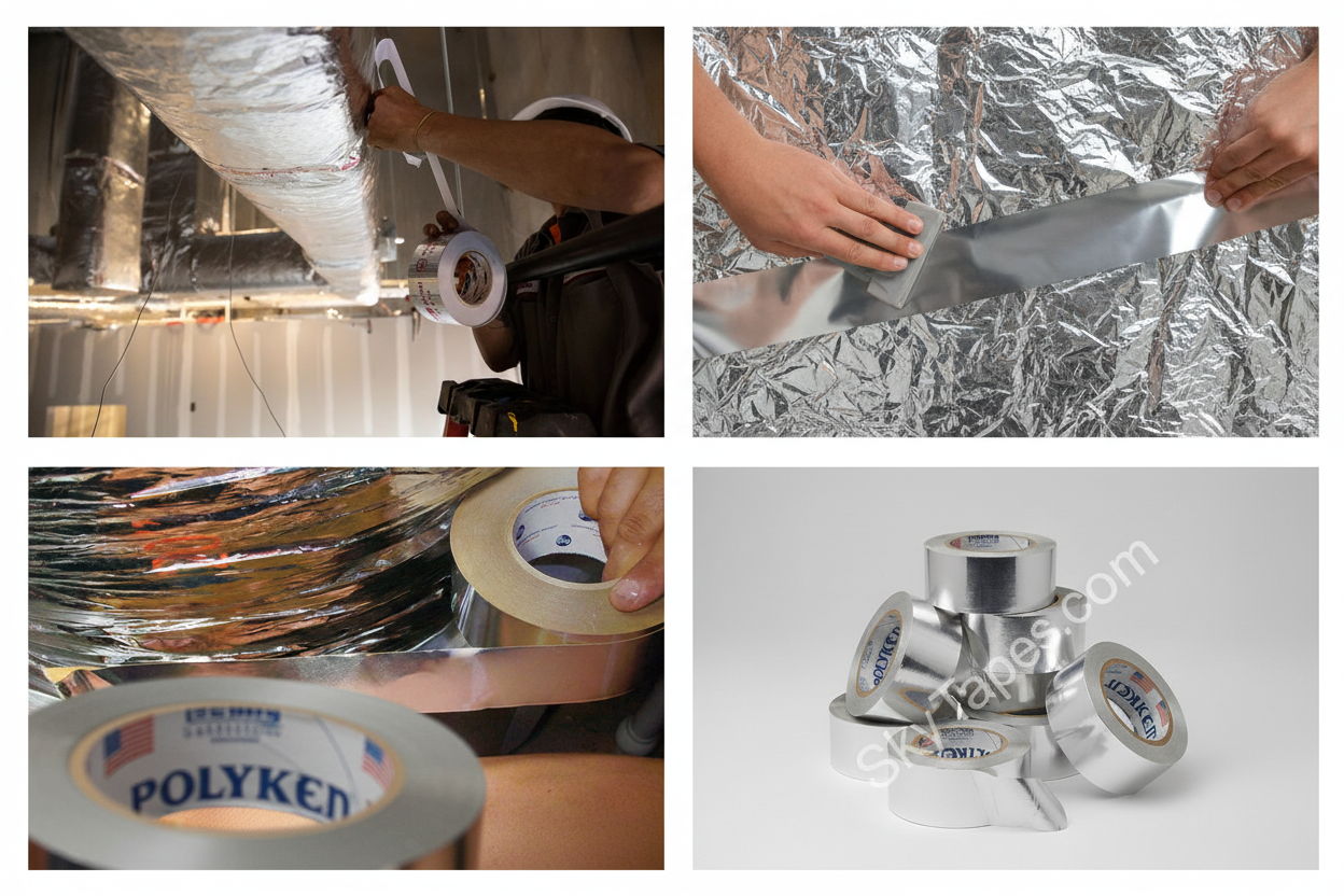 Aluminum Foil Tapes | Aerospace, Military & HVAC | SkyTapes