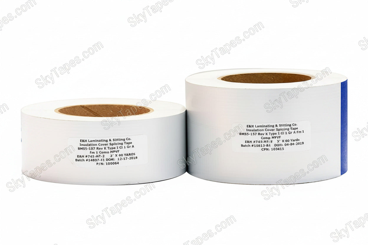 E&H 743-MT Metalized PVF Insulation Blanket Cover Splicing Tape | BMS 5-157 Rev. K | GAT100FR1 | FAR 25.856(A) | Tedlar