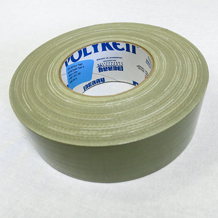 Polyken 231 Premium Military Grade Duct Tape | 12 Mil PE Cloth | ASTM D-5486 Type IV Class 1 | Olive Drab / Black