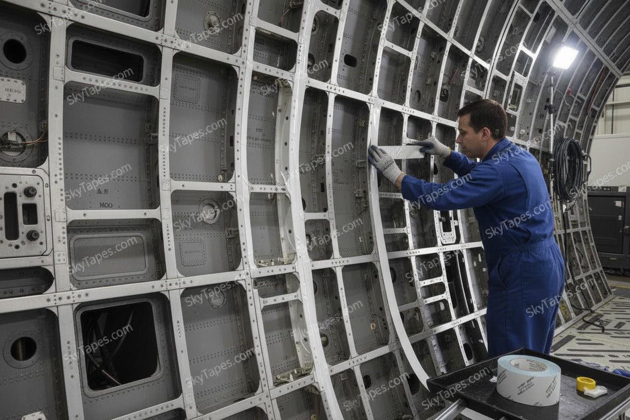  Polyken 296FR Flame Retardant Cargo Compartment Tape | BMS5-146 Fiberglass Cloth Tape