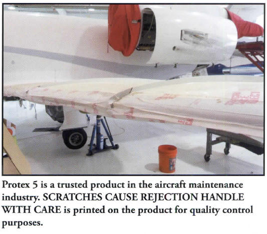 Mask-Off Protex 5 Latex Saturated Protective Paper | 5 Mil | Aluminum Skin & Fabrication Protection | Boeing BAC 5034