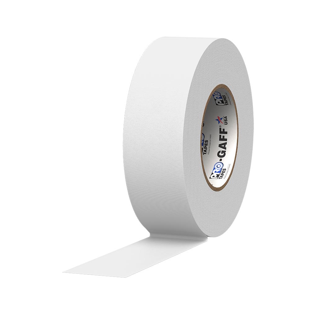 Roll of Pro-Gaff white gaffers tape 