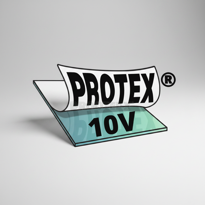 PROTEX 10V logo on a white background