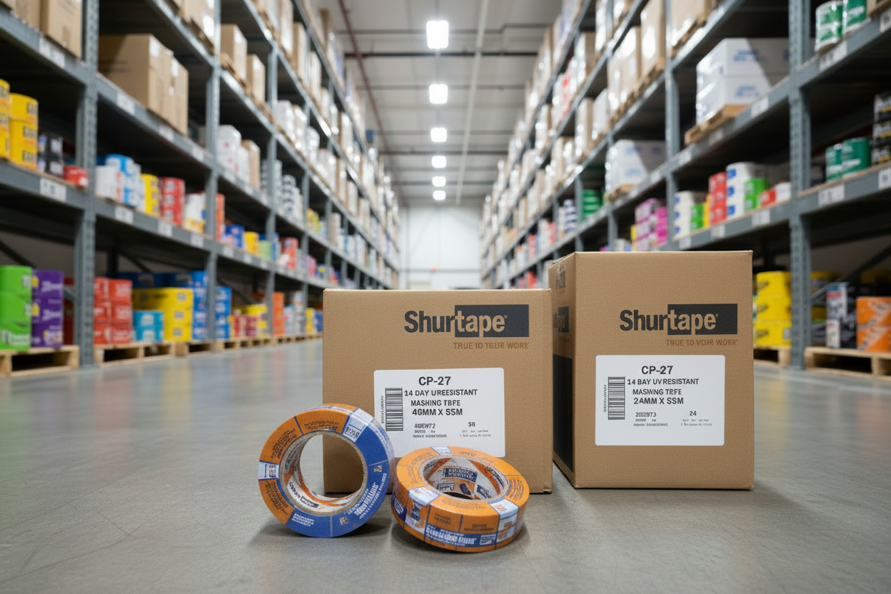 Shurtape CP 27 ShurRELEASE blue painter's tape rolls