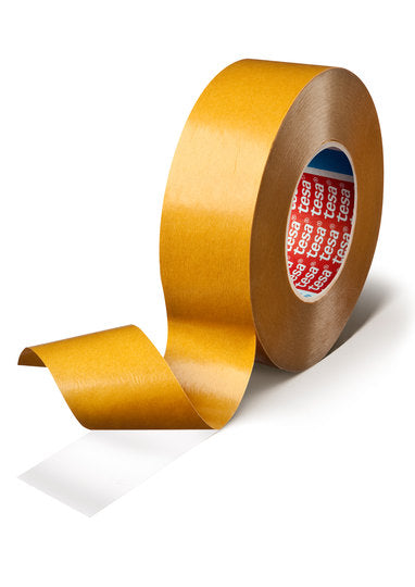 tesa 51970 Double-Sided Transparent PP Film Tape | 8.7 Mil | High Tack Acrylic | Mounting Tape for Plastic, Wood & Signs